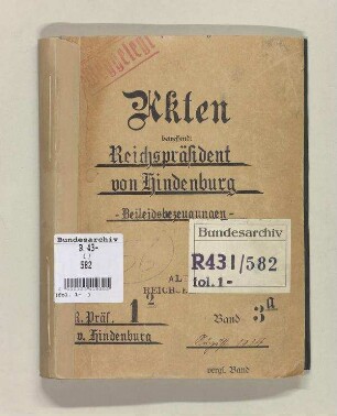 Reichspräsident von Hindenburg: Bd. 4