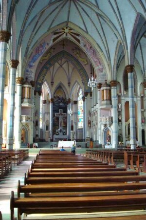 São João Batista: Santa Cruz do Sul, Catedral São João Batista, Santa Cruz do Sul, BrasilRua Ramiro BarcelosSüdamerikaBrasilien Brasil BrazilRio Grande do Sul, Brasil Brasilien Brazil