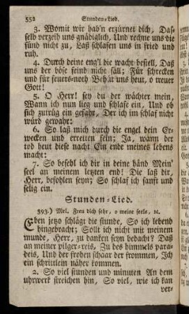 552-554, Stunden-Lied (393)