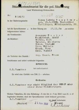 Taschner, Georg Ludwig