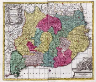 Cataloniae Principatus et Ruscinonis ac Cerretaniae Comitatuum exactissima Delineatio Cura et Studio