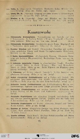 Kunstgewerbe (Nr. 952-984)
