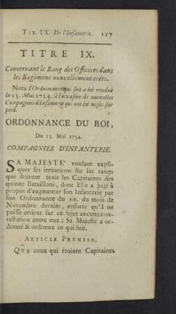 Titre IX.