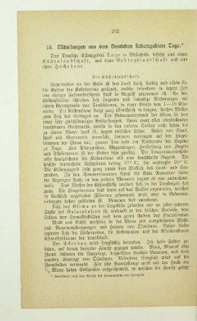 18. Mitteilungen aus dem Deutschen Schutzgebiete Togo