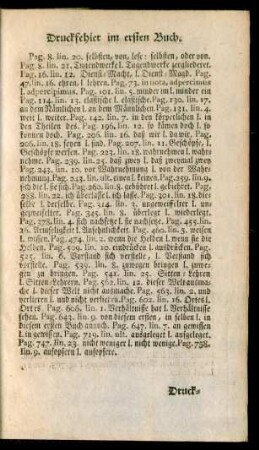 Druckfehler im ersten Buch