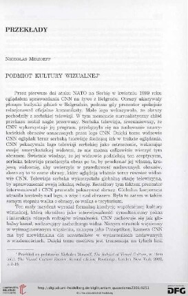 17: Podmiot kultury wizualnej