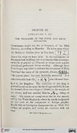 Chapter III: Dynasties V-XI