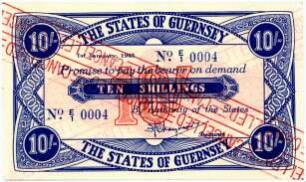 Geldschein, 10 Shilling, 1.1.1943