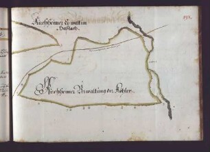 Notzinger Hut: Kirchheimer Klosterwald im Haslach; Kirchheimer Verwaltung der Köhler