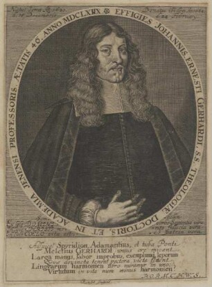 Bildnis des Johannes Ernestus Gerhardus