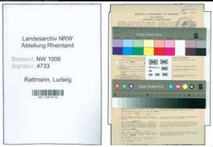 Entnazifizierung Ludwig Rattmann , geb. 13.02.1894 (Schuhmacher)