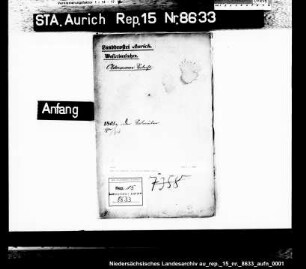 Der Sielwärter des Oldersumer Siels
