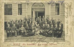 M.-G.-V. "Wr. Liederkranz" zum 40jähr. Jubiläum.