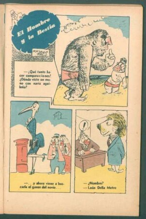 El hombre y la bestia - [Cómic]