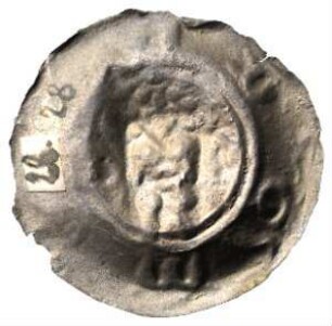 Fundmünze, Brakteat, 1230 - 1250