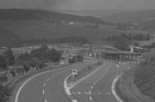 Rudolphstein: Autobahn Zonenübergang, von Autobahnbrücke