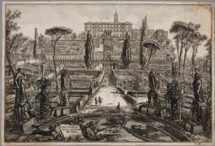 Veduta della Villa Estense in Tivoli