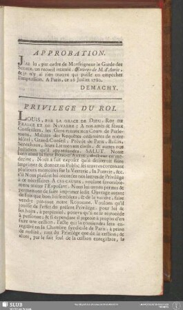 Privilege Du Roi