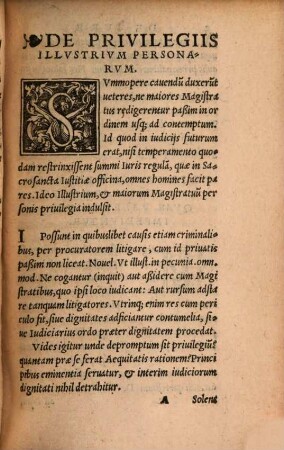 De iure singulari brevis ennaratio