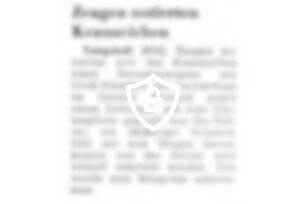 Zeugen notierten Kennzeichen