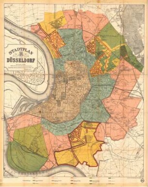 Stadtplan von Düsseldorf