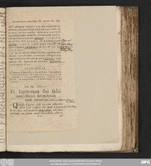 Tit. III. (VI. 54.) Ut legatorum seu fideicommissorum servandorum causa caveatur.