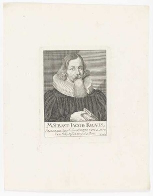Bildnis des Sebast. Iacob Kraus