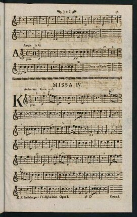13-24, Missa IV. - Missa VI.