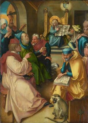 Die Sieben Schmerzen der Maria (Christus als Zwölfjähriger im Tempel)
