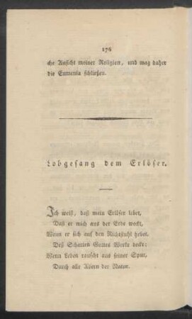 Lobgesang dem Erlöser