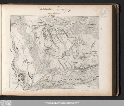 Schlacht bei Zorndorf, am 15. August 1758.