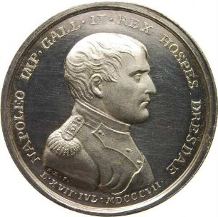 König Friedrich August I. - Besuch Kaiser Napoleons I. in Dresden