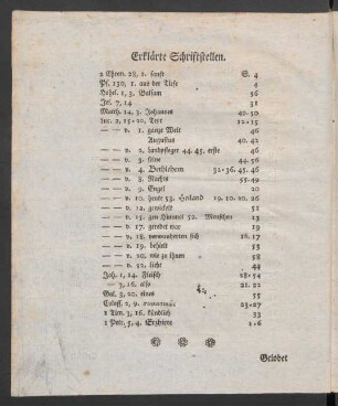 Erklärte Schriftstellen