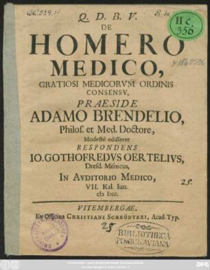 De Homero Medico