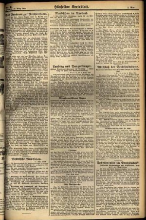 Zweite Ausgabe vom Dienstag, den 13. März 1928.