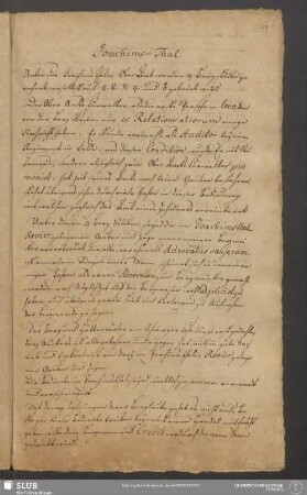 [Böhmischer Bergbau Joachimsthal, Schlackenwald, Kuttenberg, Eule, Pribram, Budweiß]