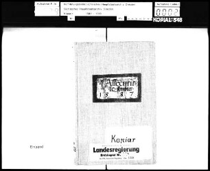Kopiale Assekurierte Ämter (Neustädter Kreis)