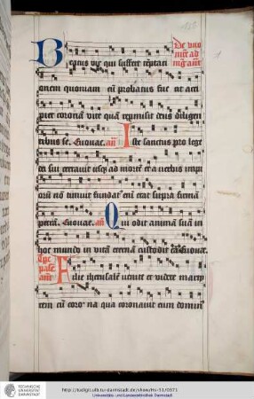 Die Antiphonen des Commune Sanctorum zu Benedictus und Magnificat