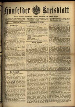 Ausgabe vom Donnerstag, den 11. Dezember 1913.