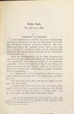 Einführung in das Studium des Bürgerlichen Gesetzbuchs : Lehrbuch des bürgerlichen Rechts, 2,1. Sachenrecht
