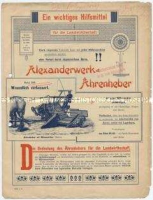 Alexanderwerk-Ährenheber