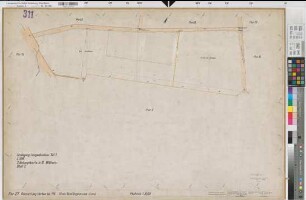 Herten (Herten), Umlegung Langenbochum, Teil I Bl.2 Zuteilungskarte Flur 27