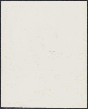 Icones Professorum Marpurgensium — Bildnis des Julius Müller (1801-1878) — Rückseite