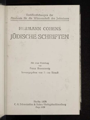 Bd. 3: Zur jüdischen Religionsphilosophie und ihrer Geschichte