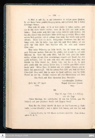 Brief von August Hermann Francke an Maria Eleonore Emilia v. Reuß-Köstritz.