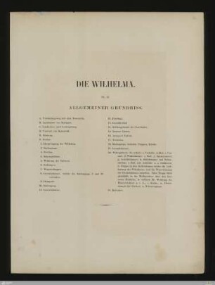 Bildbeschreibung Allgemeiner Grundriss