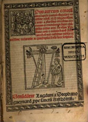 Opus aureum ... super evangeliis totius anni