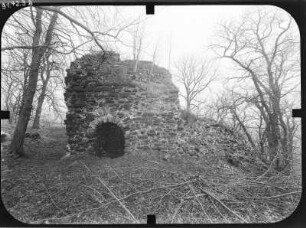 Herrmannsacker. Ruine der Ebersburg (um 1181)