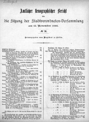 No. 36, 15. November 1888