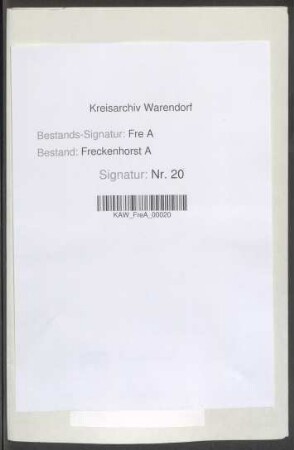 Kosten der Brandsozietät im Wigbold und im Kirchspiel